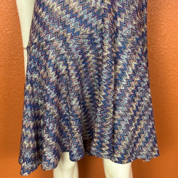 Maeve Multicolor Chevron Knit Top Size Medium - Picture 3 of 17